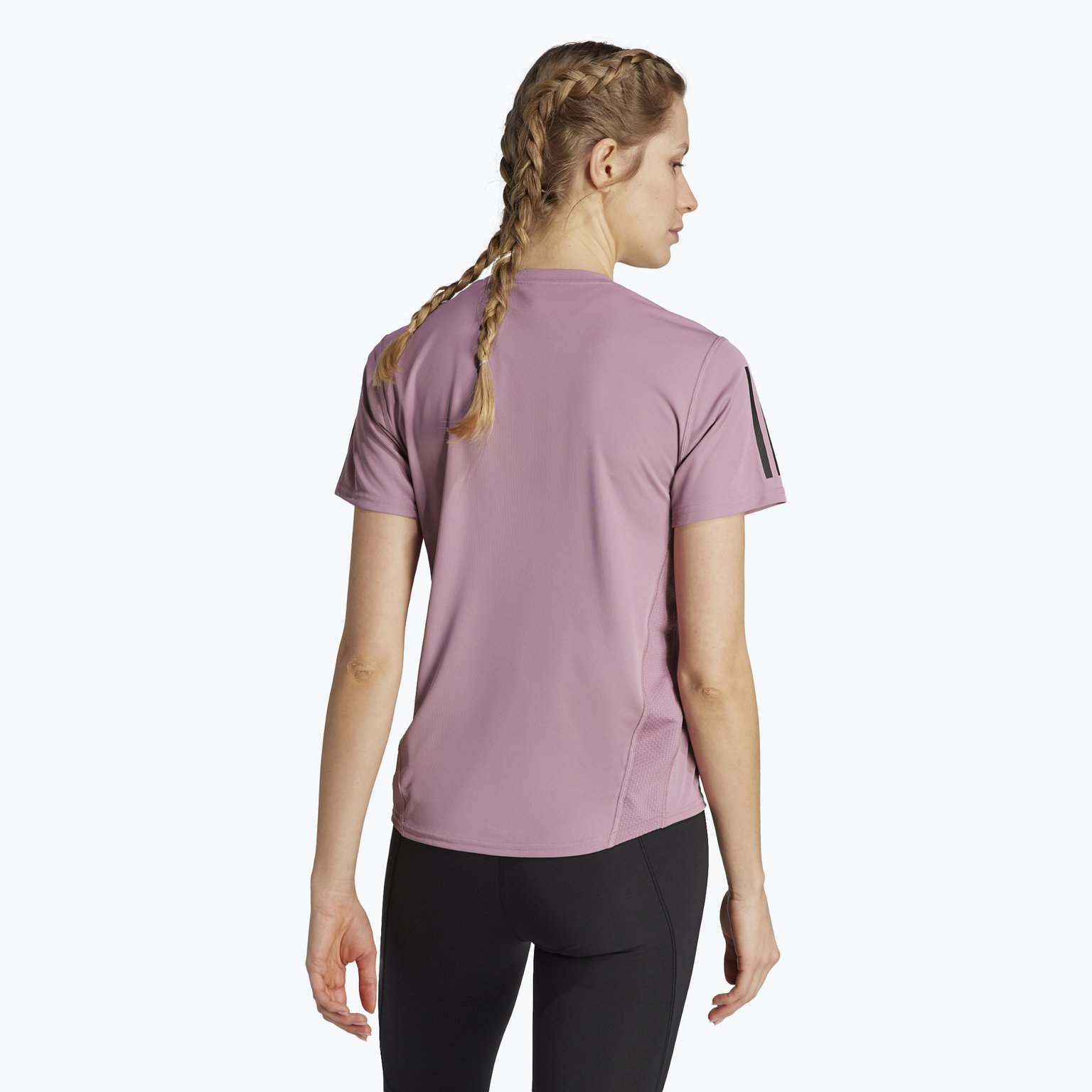 adidas Own The Run W träningst-shirt Lila