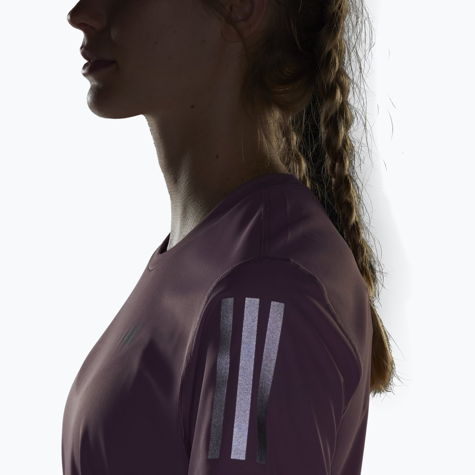 adidas Own The Run W träningst-shirt Lila