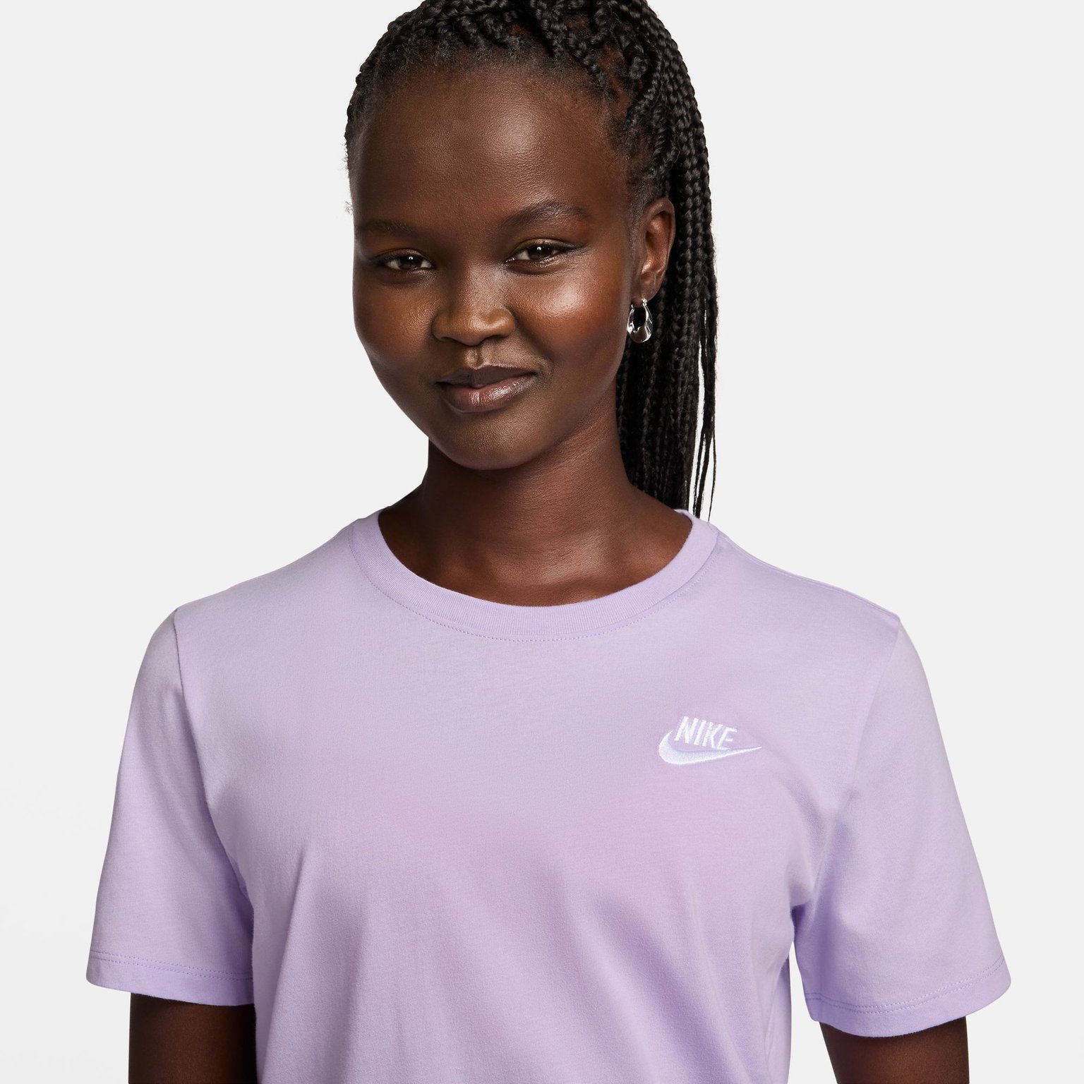 Nike Sportswear Club Essentials W t-shirt Lila