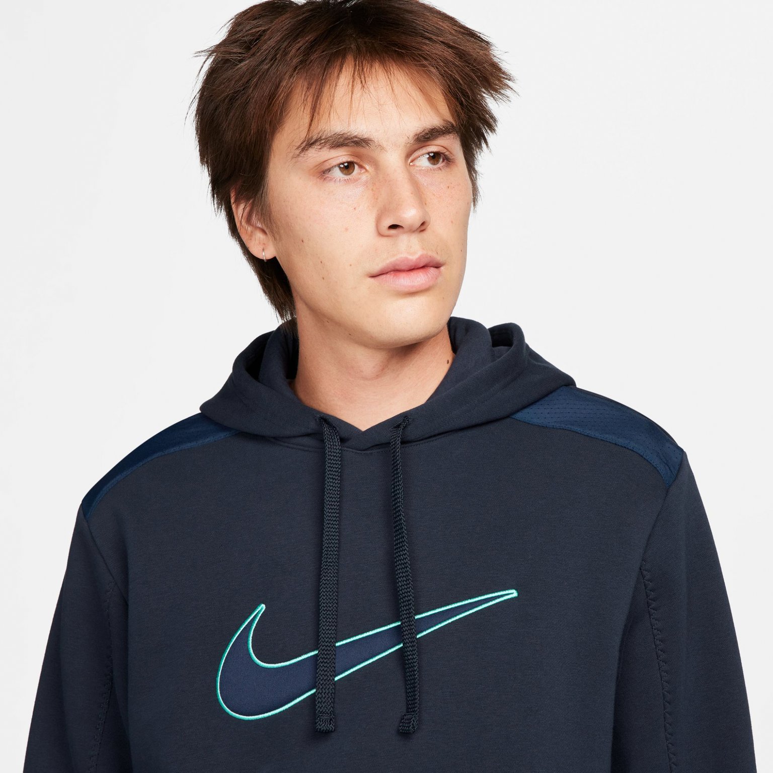 Nike Sportswear Fleece M huvtröja Blå