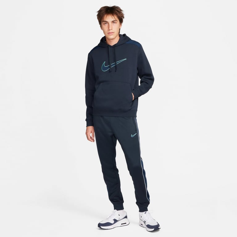 Nike Sportswear Fleece M huvtröja Blå