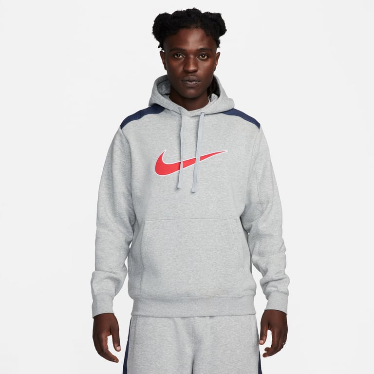 Nike Sportswear Fleece M huvtröja Grå