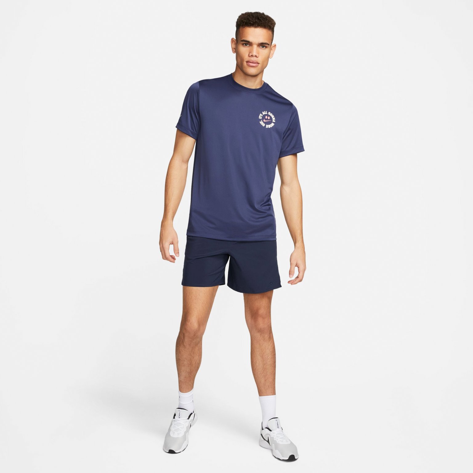 Nike Unlimited Dri-FIT 7" M träningsshorts Blå