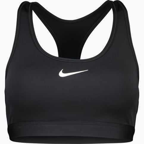 Nike Swoosh Medium Support sport-BH Svart