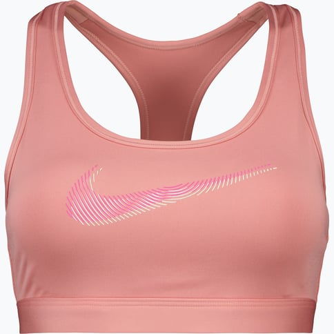 Nike Swoosh Graphic Medium Support sport-BH Rosa