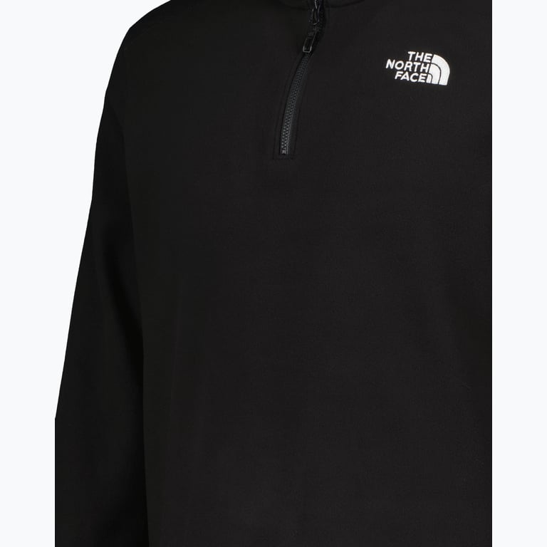 The North Face 100 Glacier 1/4 Zip M fleecetröja Svart