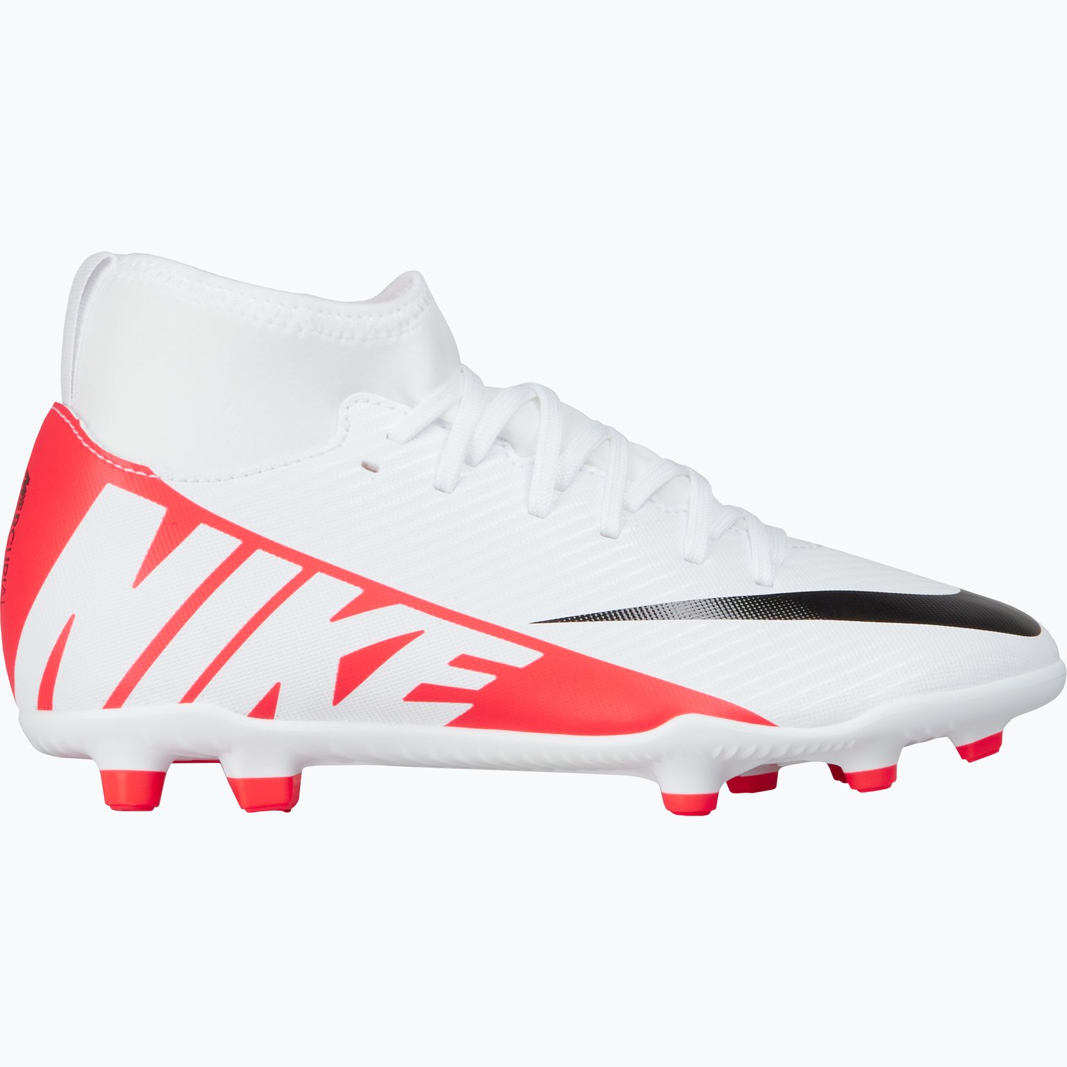 Nike Mercurial Superfly 9 Club FG/MG JR fotbollsskor Vit