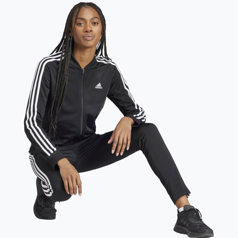 adidas Essentials 3-Stripes W träningsoverall Svart