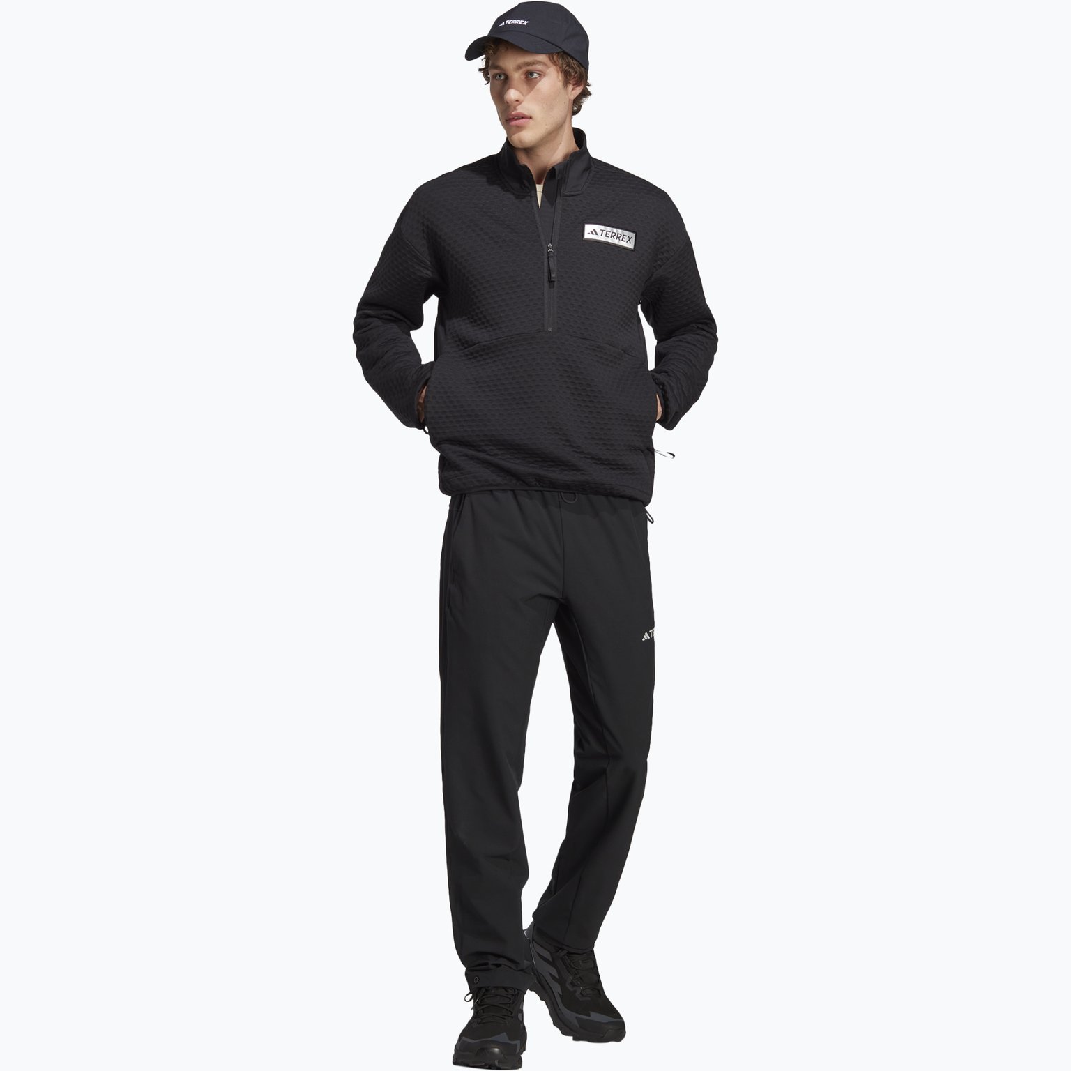 adidas Terrex Utilitas 1/2 Zip fleecejacka  Svart