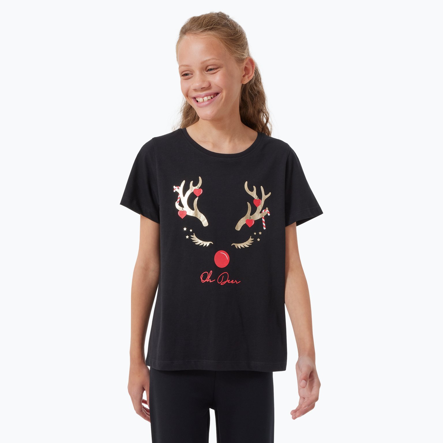 Firefly Deer JR t-shirt Svart