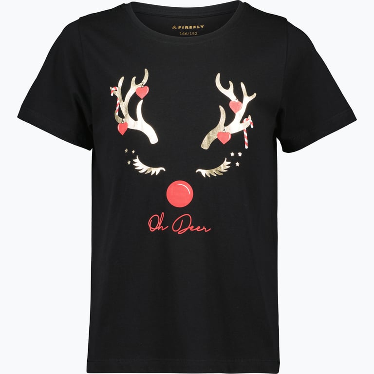 Firefly Deer JR t-shirt Svart