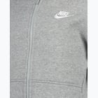 förhandsvisning ikon 3 för Nike Sportswear Club Fleece Zip JR huvtröja Grå