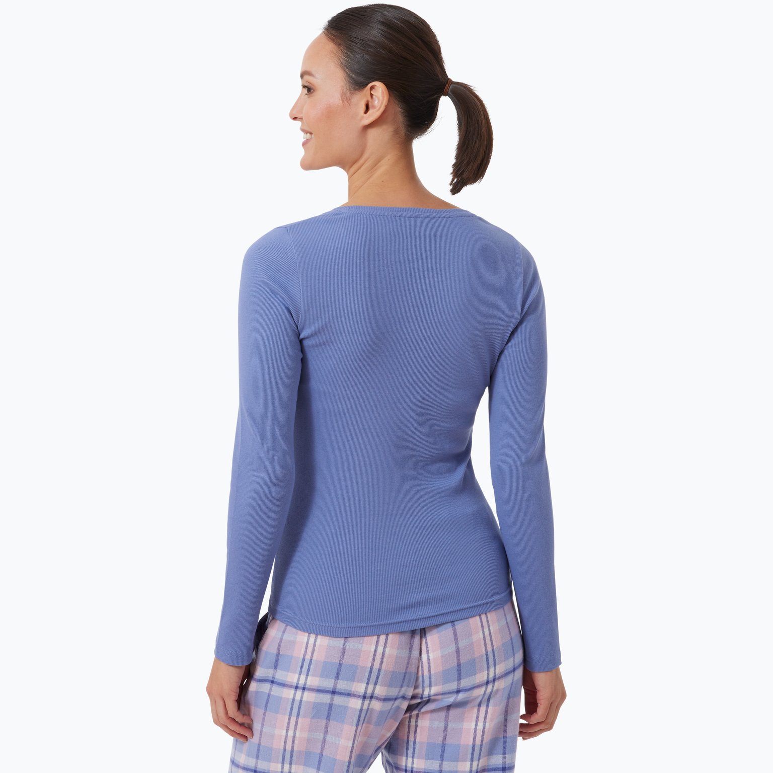 Firefly Bea Rib Long Sleeve W t-shirt Blå