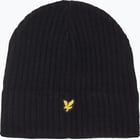 färgalternativ för Svart Lyle & Scott Knitted Ribbed mössa