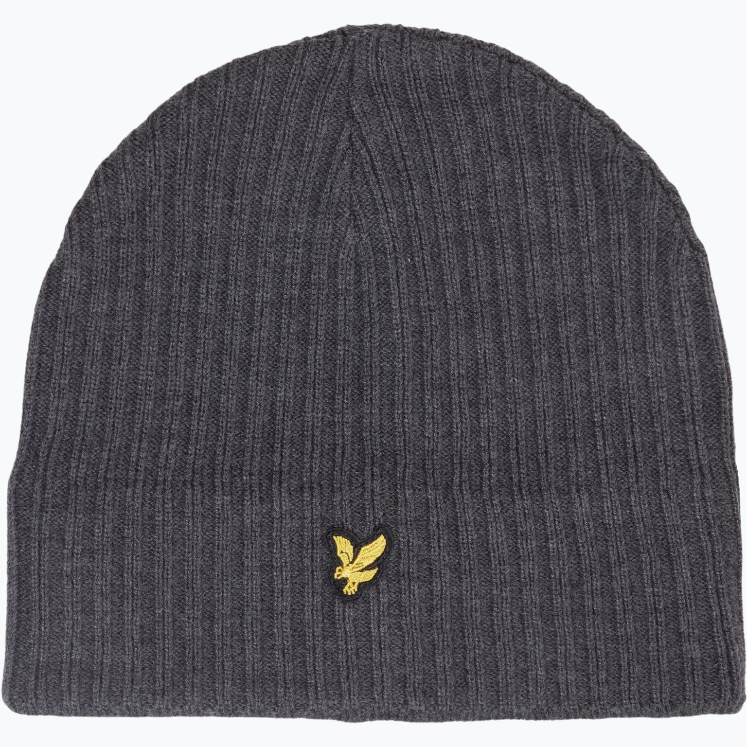 Lyle & Scott Knitted Ribbed mössa Blå