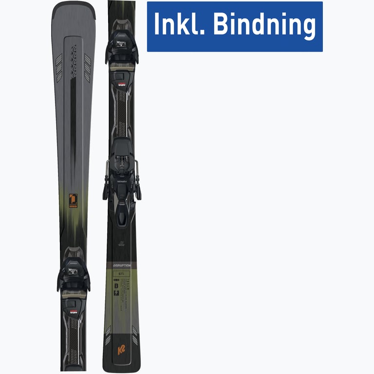 K2 Sports Disruption STI + MXC 12 TCX alpinskidor Grå