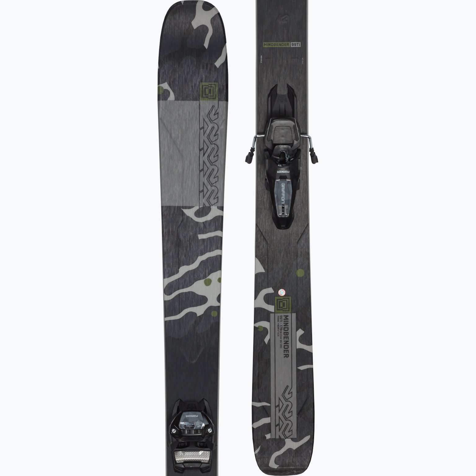 K2 Sports Mindbender 99Ti 23/24 alpinskidor Grå