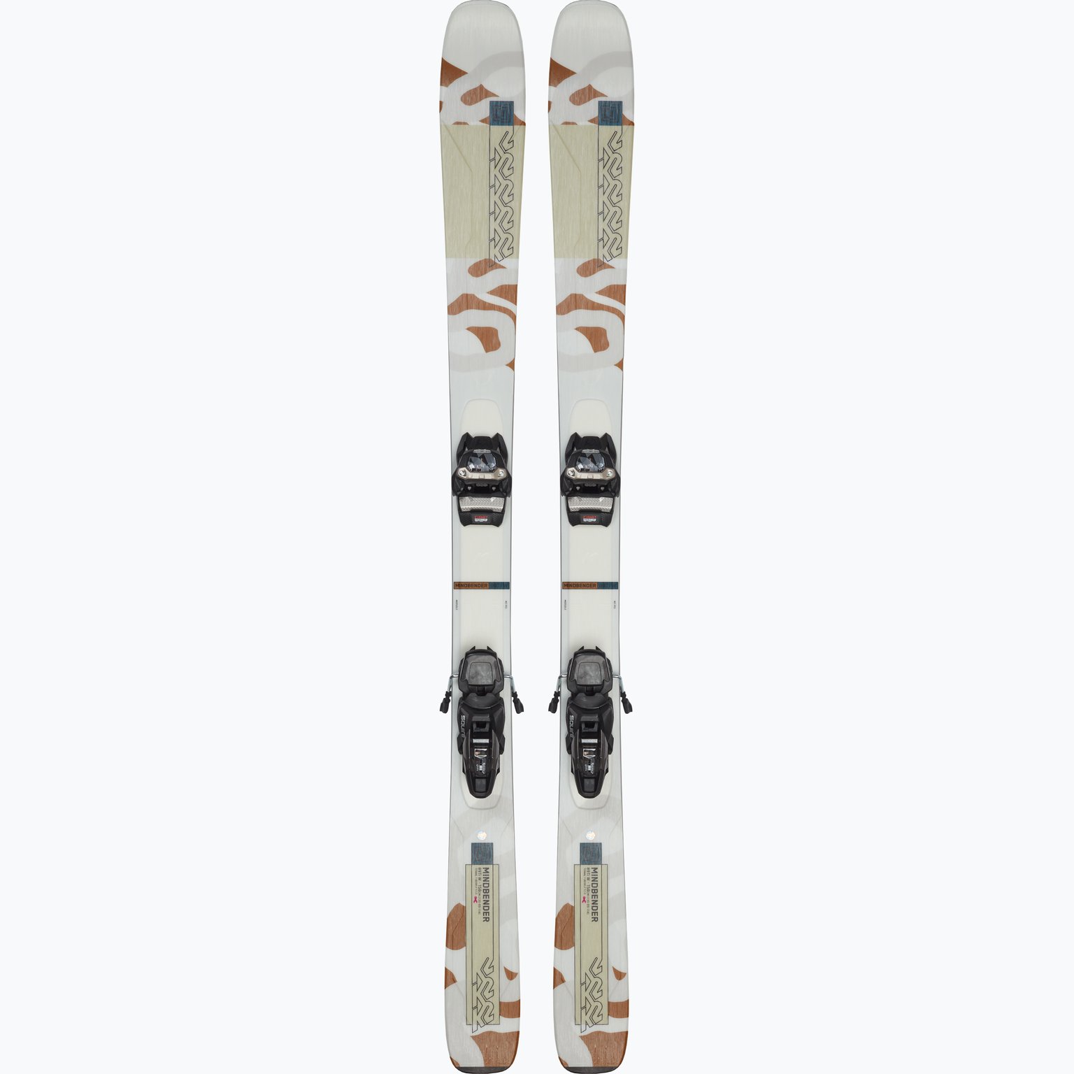 K2 Sports Mindbender 89 TI W + Squire 11 alpinskidor Beige