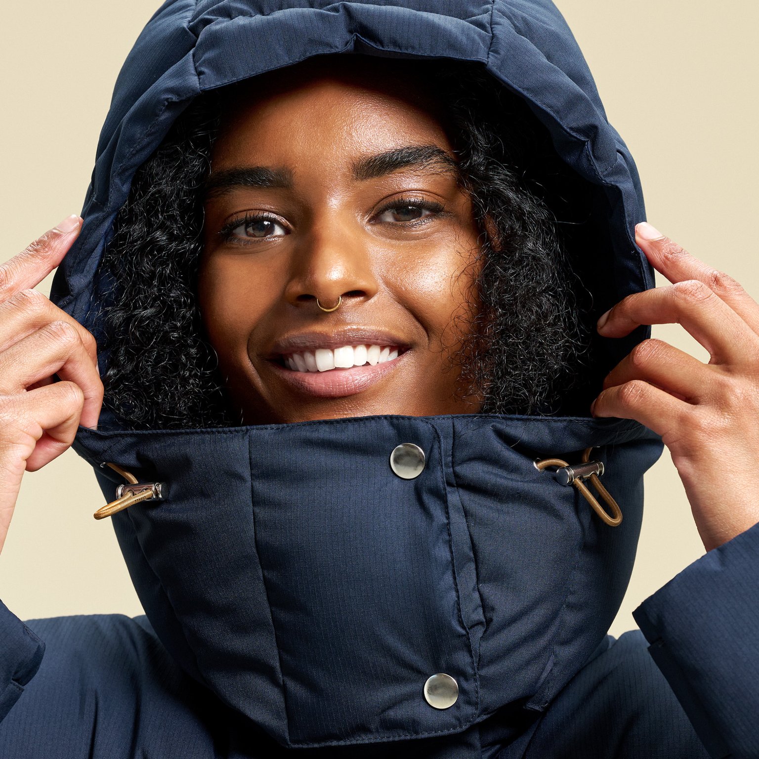 Casall Wear Forever Puffer W vinterjacka Blå