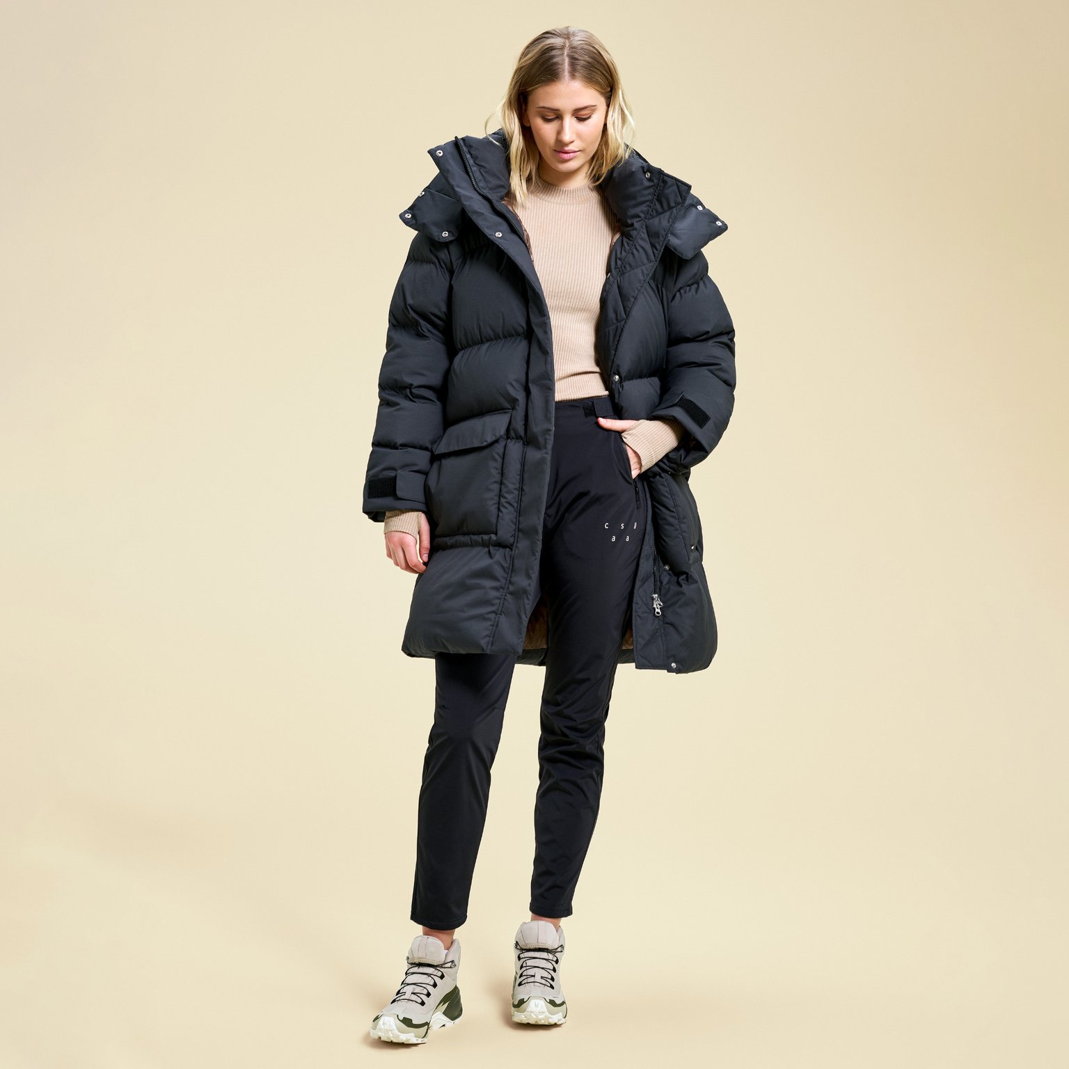 Casall Wear Forever Puffer W vinterjacka Svart