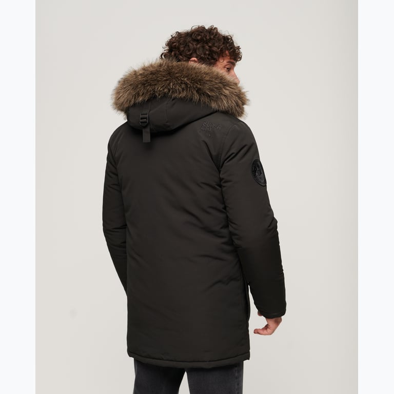 Superdry Everest Parka M vinterjacka Svart