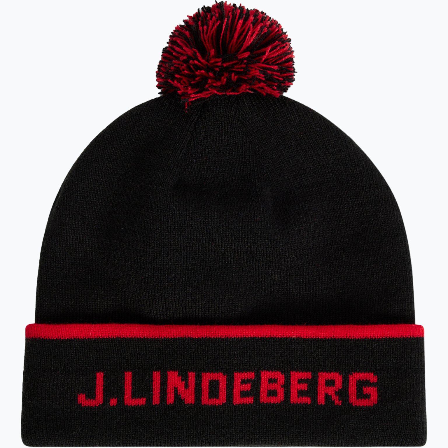 J.Lindeberg Stripe Beanie mössa Svart