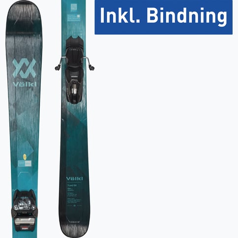 Völkl Yumi 84 + Squire 10 alpinskidor Blå