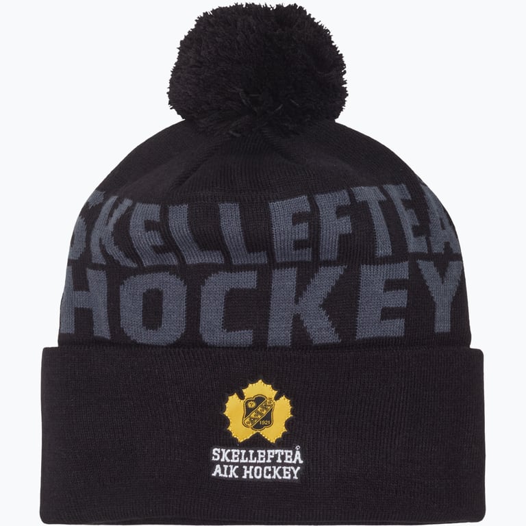 Skellefteå AIK Pom Knit mössa Svart