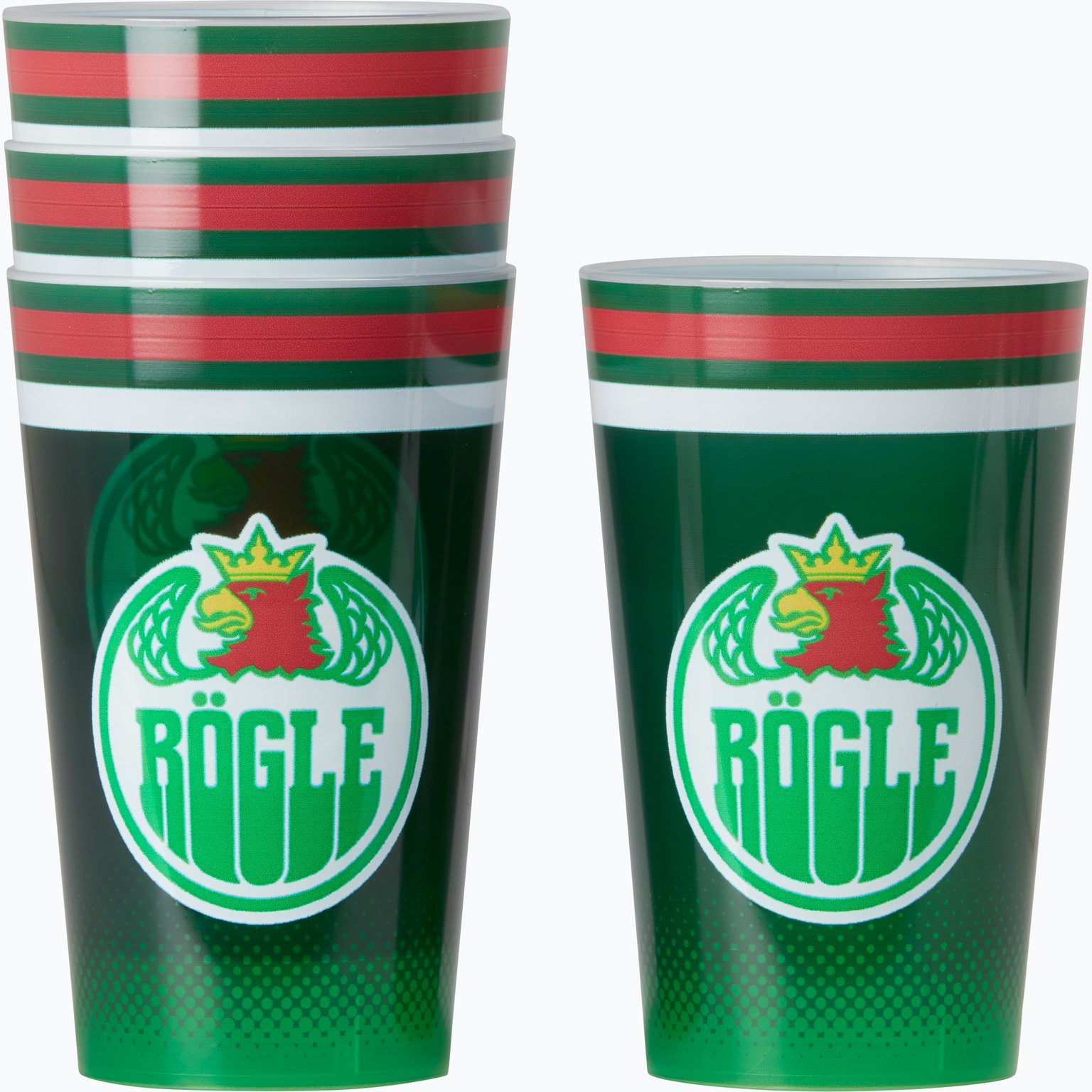 Rögle PLASTMUGG 4-pack Grön