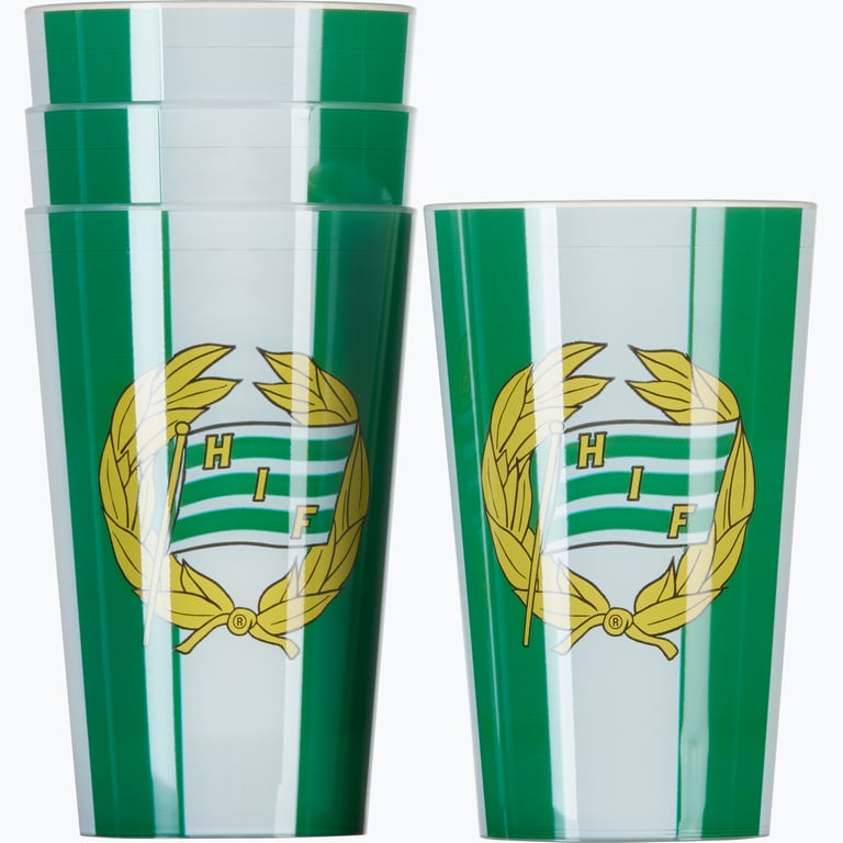 Hammarby Plastmugg 4-pack Grön