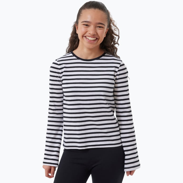 Firefly Amelie Long Sleeved Stripe JR t-shirt Svart