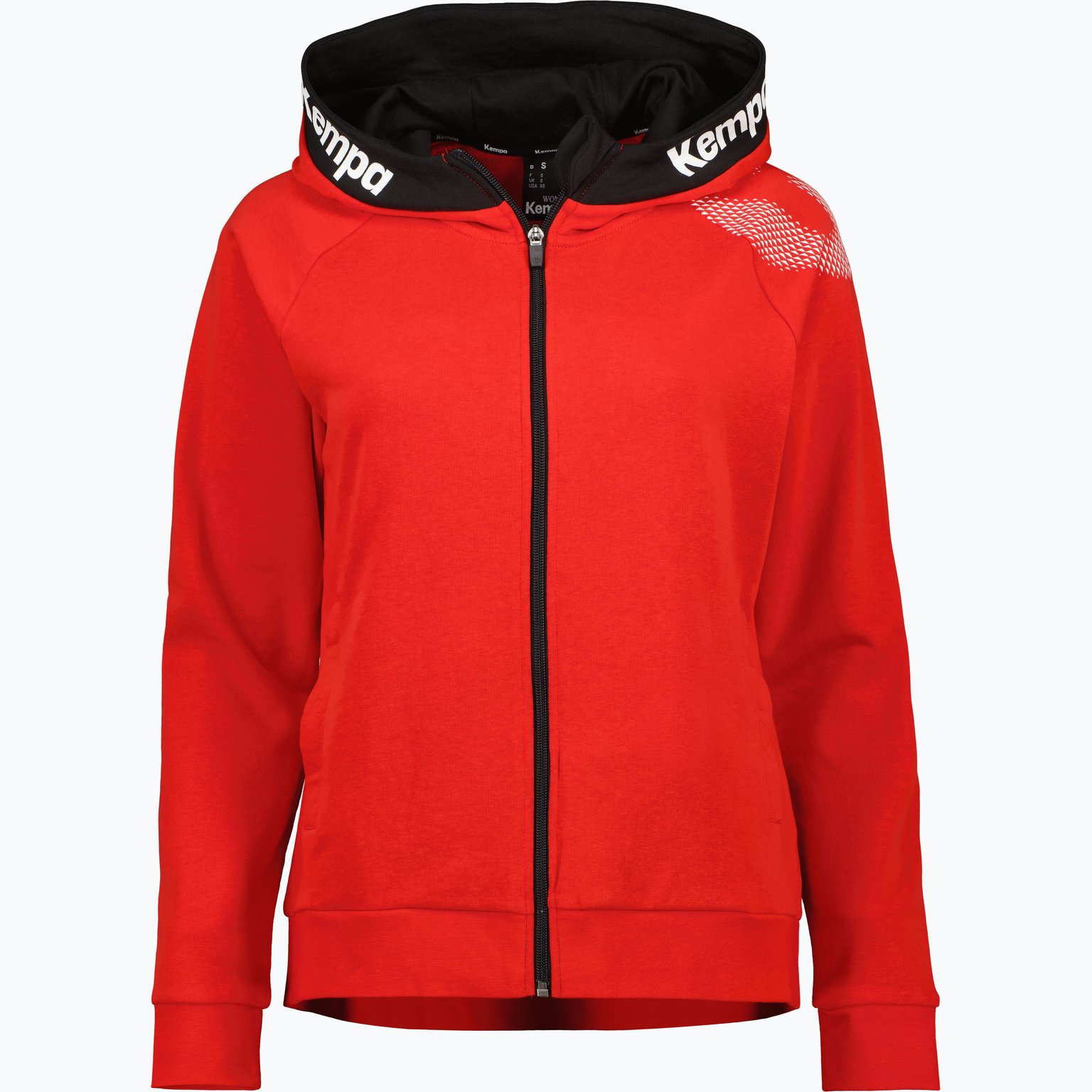 Kempa Core 26 Hood Jacket W Röd