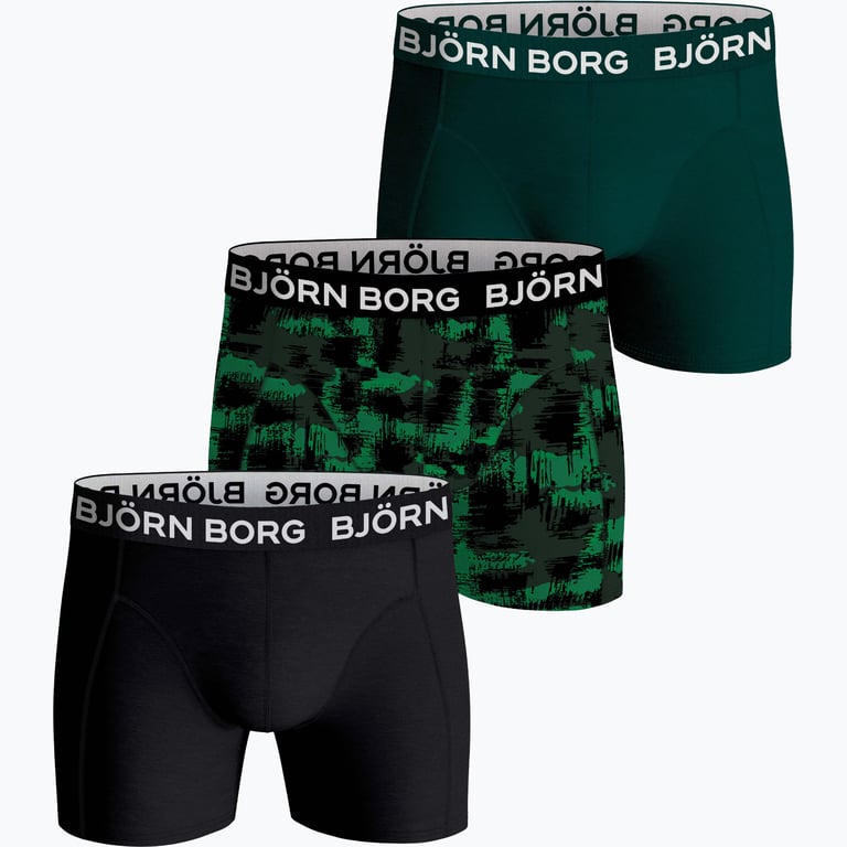 Björn Borg Cotton Stretch 3-pack kalsonger Flerfärgad