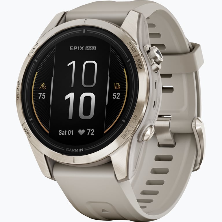 Garmin Epix Pro Gen 2 42 mm träningsklocka Guld