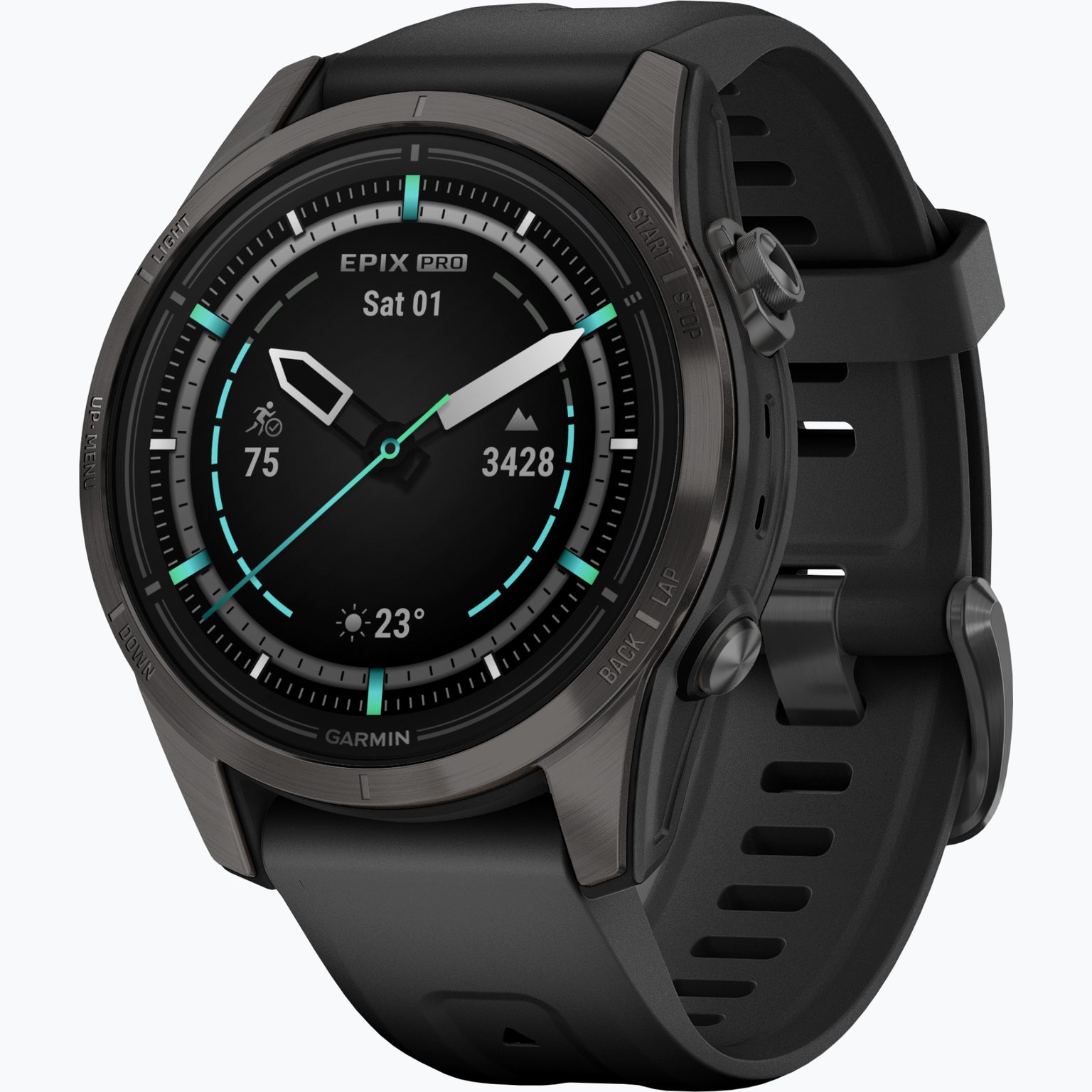 Garmin Epix Pro Gen 2 42 mm träningsklocka Grå