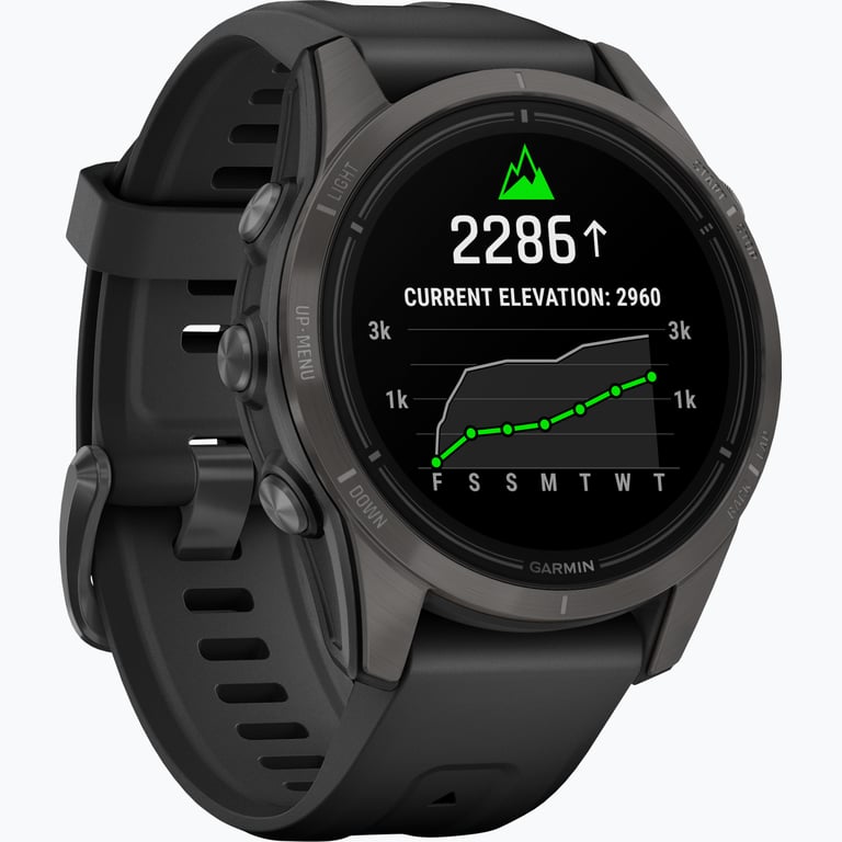 Garmin Epix Pro Gen 2 42 mm träningsklocka Grå