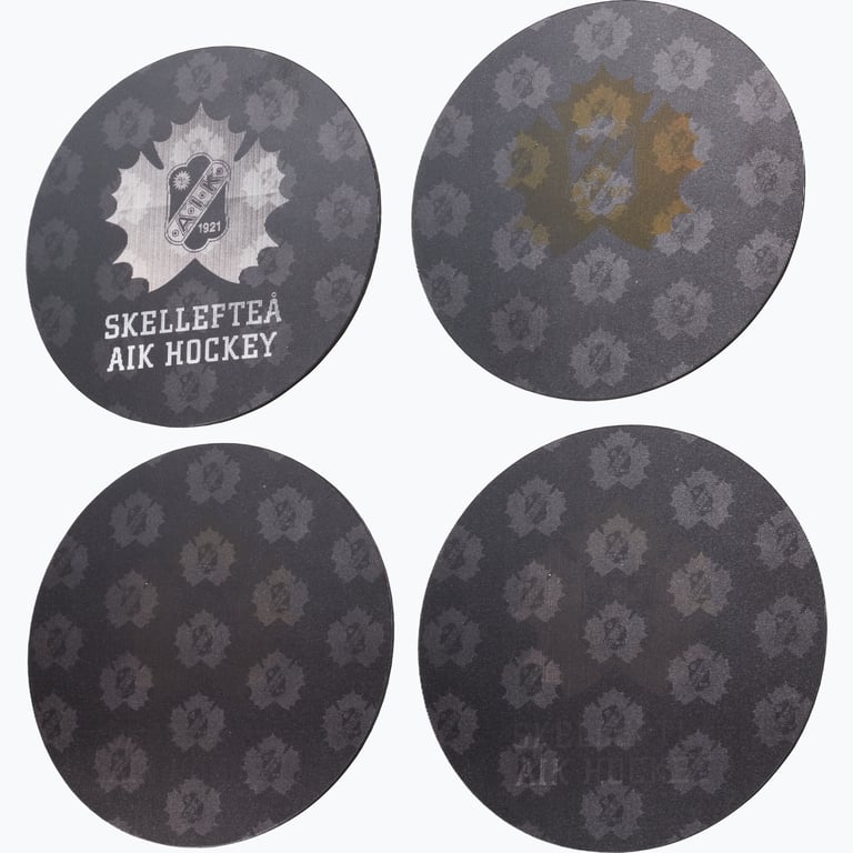 Skellefteå AIK COASTER 4-pack Svart