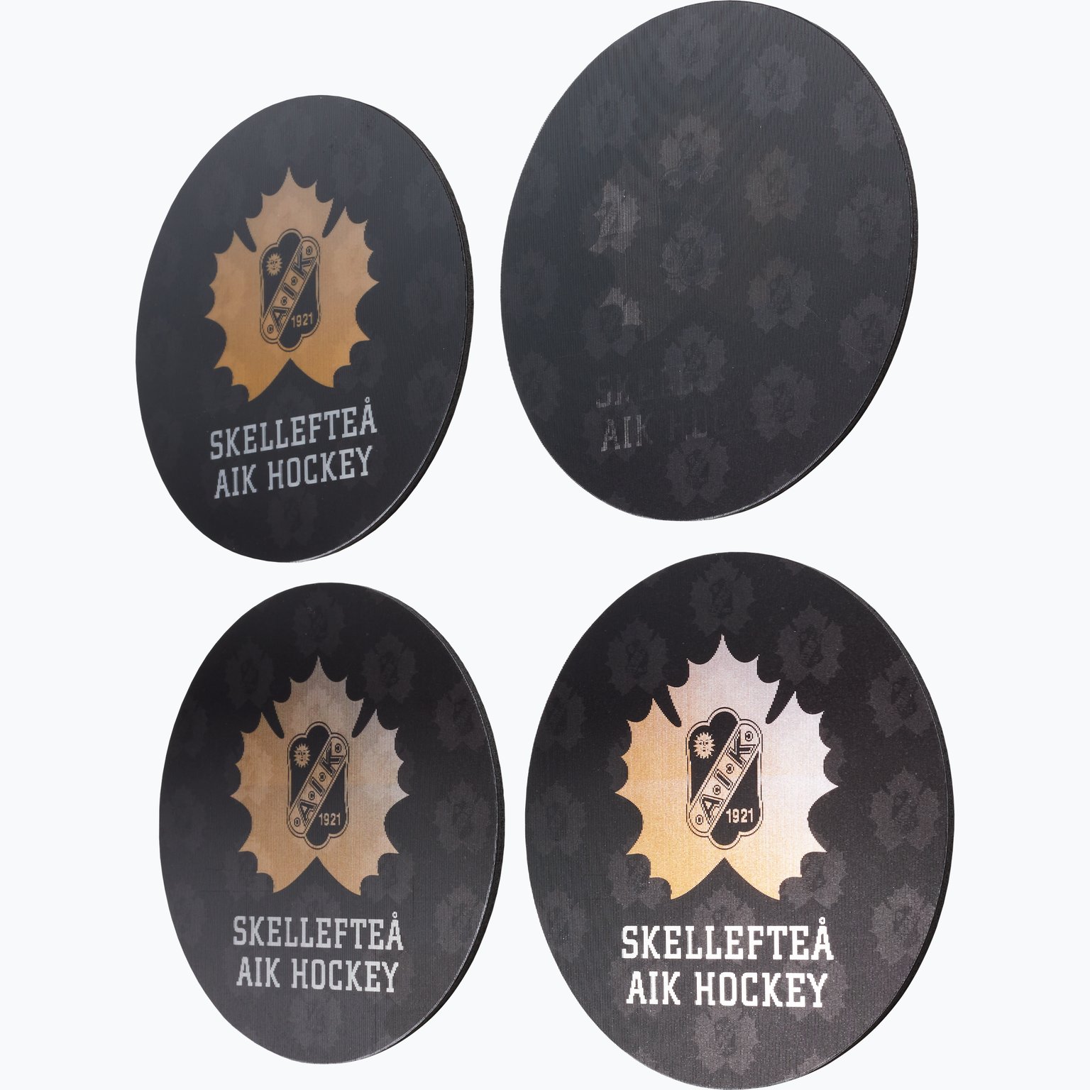 Skellefteå AIK COASTER 4-pack Svart