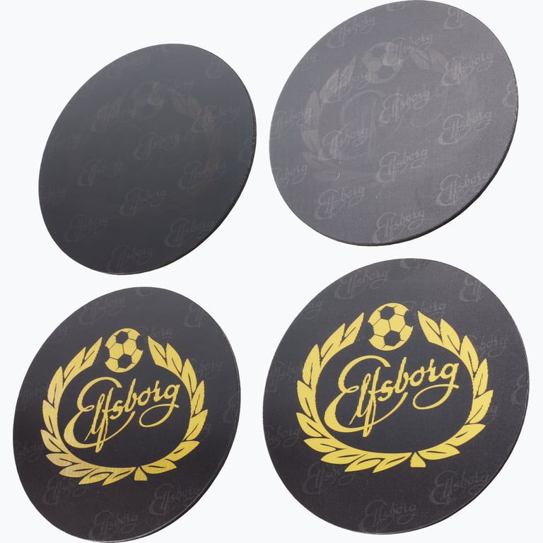 IF ELFSBORG COASTER 4-pack Svart