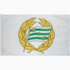 färgalternativ för Vit Hammarby Flaggstångsflagga 240x150cm