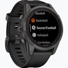 förhandsvisning ikon 3 för Garmin Fenix 7S Pro Sapphire Solar träningsklocka Svart