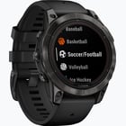 förhandsvisning ikon 3 för Garmin Fenix 7 Pro Sapphire Solar träningsklocka Svart