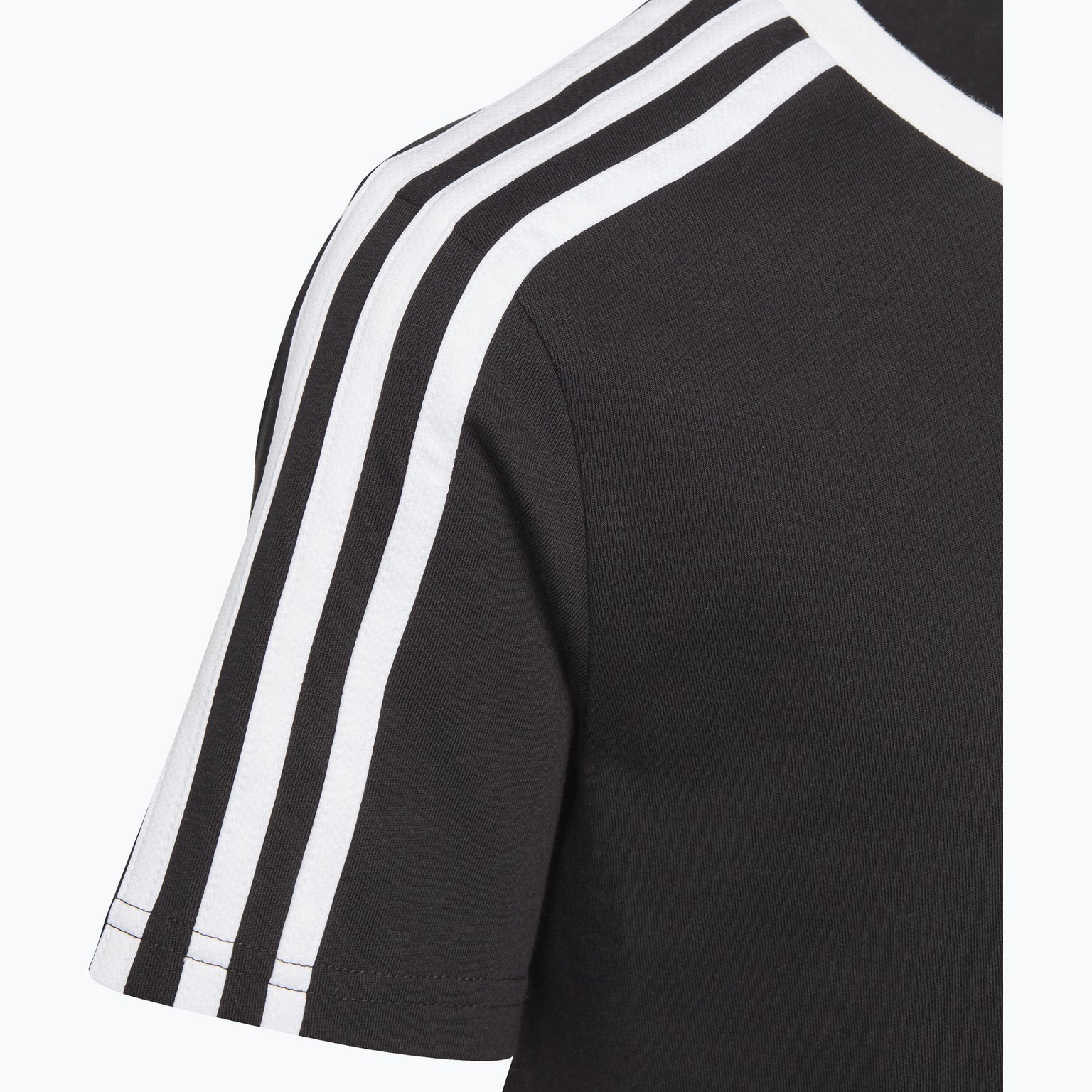 adidas Essentials 3-Stripes Boyfriend JR t-shirt Svart