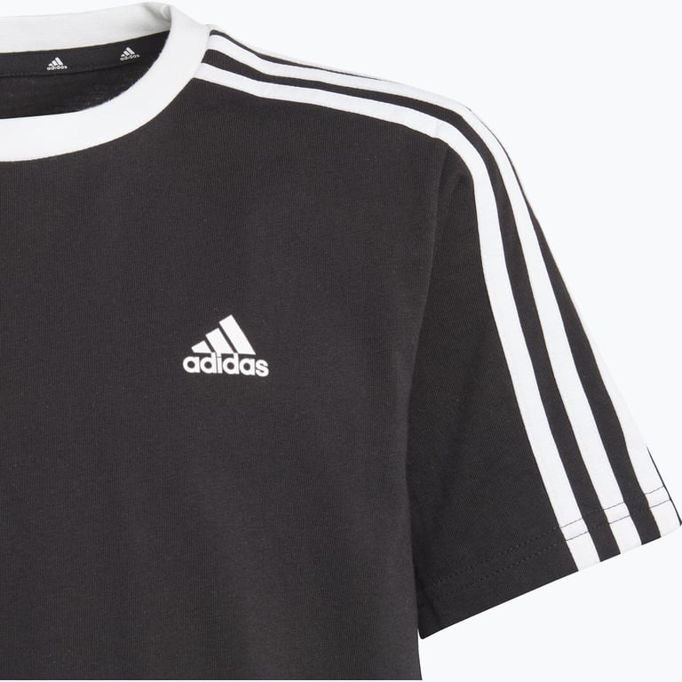 adidas Essentials 3-Stripes Boyfriend JR t-shirt Svart