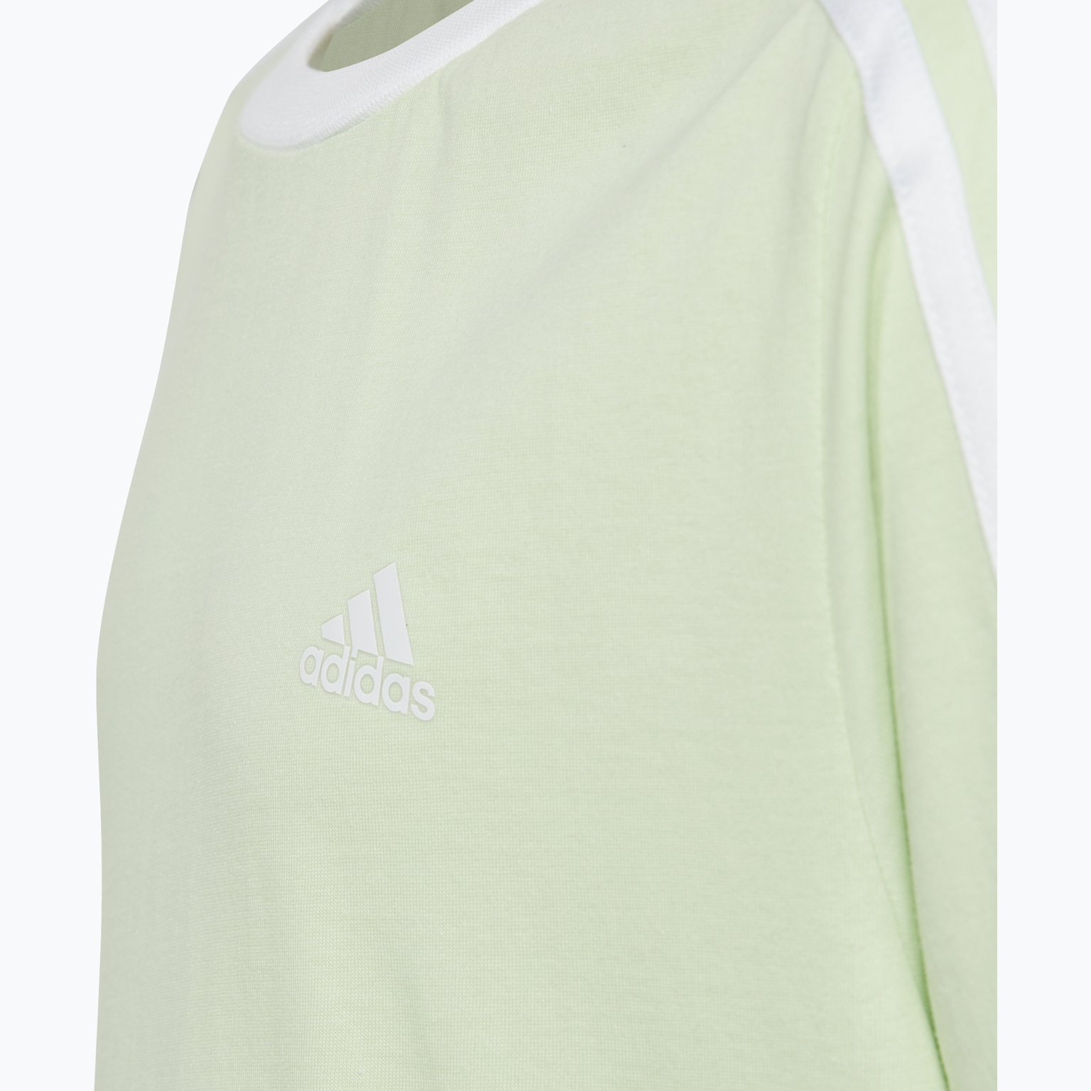 adidas Essentials 3-Stripes Boyfriend JR t-shirt Grön