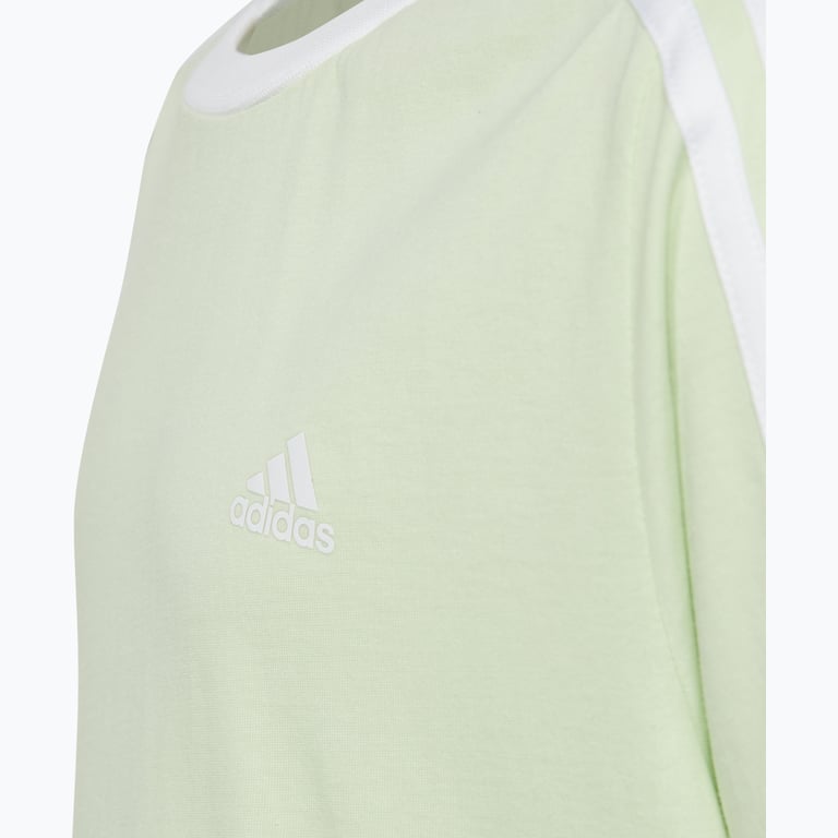 adidas Essentials 3-Stripes Boyfriend JR t-shirt Grön