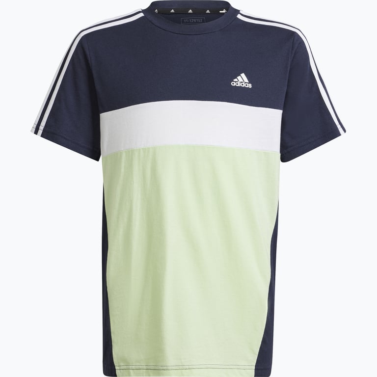 adidas Tiberio 3-Stripes JR t-shirt Blå