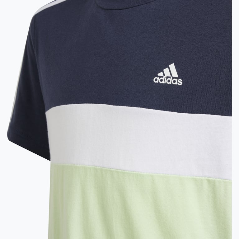 adidas Tiberio 3-Stripes JR t-shirt Blå