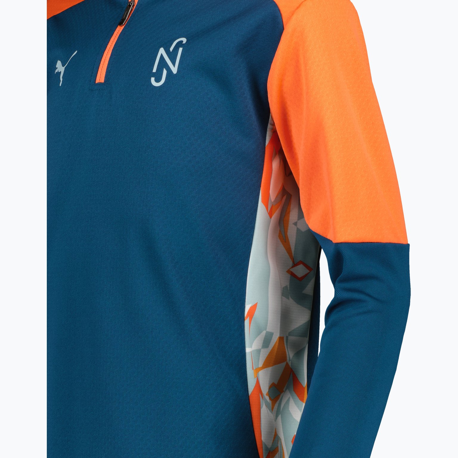 Puma Neymar Jr Creativity 1/4 Zip JR träningströja Blå