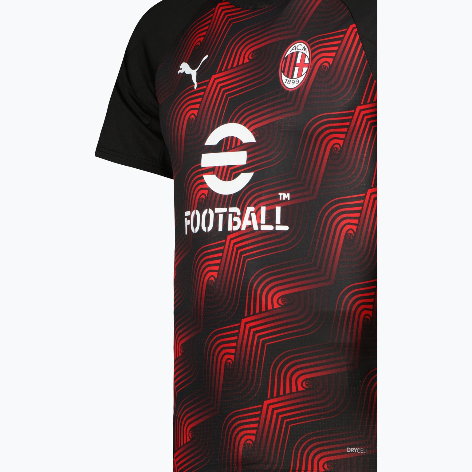 Puma AC Milan Prematch träningst-shirt Svart